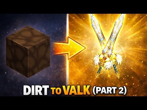 Dirt to valk (part 2) in Blockmango skyblock #part2 #skyblock #blockmango