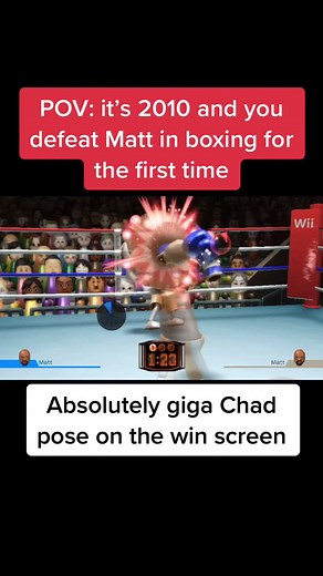 Defeating Matt in Wii Boxing: A Nostalgic Victory