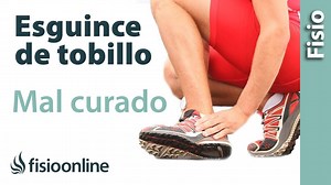 Tratamiento de un esguince de tobillo mal curado o crónico