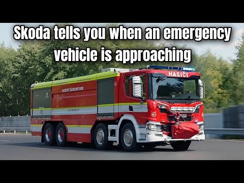 New Skoda Emergency Vehicle Alert system - How it works!