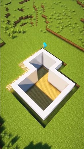 Easy Underground House Building Tutorial in Minecraft 🏡🏠 #minecraft