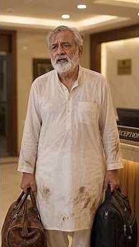 Receptionist ne Jalaya bujurg ka CARD🔥 ab kia hoga anjam😱 #emotionalstory #shortvideo