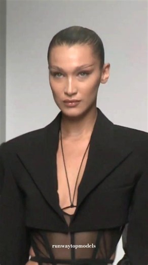 Bella Hadid Opening Mugler SS20