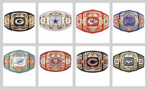 Ranking every NFL legacy title belt after WWE's surprise announcement