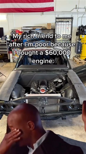 No money left 💯 Building a classic muscle car be like... #memes #cars #classics