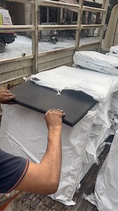 Gym rubber mat for Dumbbells and for squats deadlift 20 x 20 inch rubber floor premium quality that grain look like sand paper. Heavy duty appropriate weight of each tile is 4.80 kg | Gym Equipment Manufacturer ! Syndicate Gym Industries