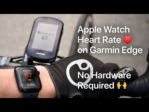 How to Connect Apple Watch Heart Rate to Garmin Edge 540 & Edge 840 (No Extra Hardware Required!)