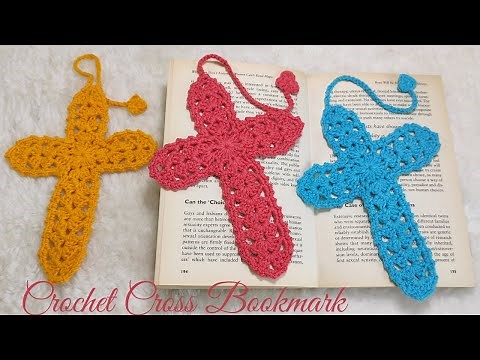 HOW TO CROCHET A CROSS BOOKMARK ✔ CROCHET CROSS FOR EASTER✔ CROCHET CROSS FOR CHRISTMASS ✔