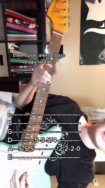 Learn to Play Treehouse by Alex G on Guitar