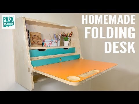 Homemade Folding Desk