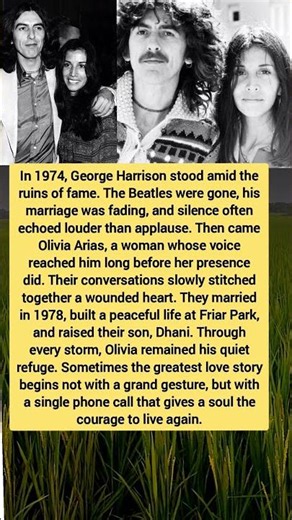 George Harrison & Olivia Arias: The Phone Call That Changed His Life Forever | A True Love Story