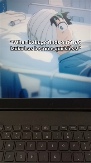 When Bakugo finds out that Izuku has become quirkless😭 #mha #myheroacademia #bakugo