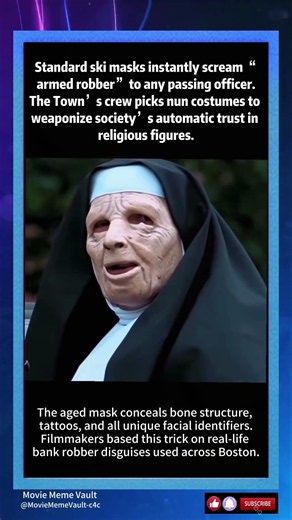 The Nun Disguise In The Town Is The Smartest Heist Trick In Movie History 🎭#flim #movie