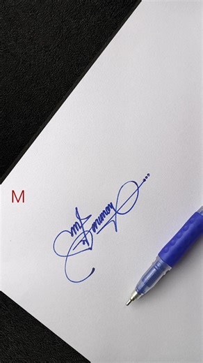 Creative M Signature Style | Unique Autograph Design Tutorial