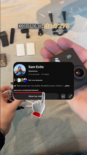 Underwater test validated! Yes yes, I got this waterproof 4K camera for 0€ on TEMU 👉 Code: dzv7275