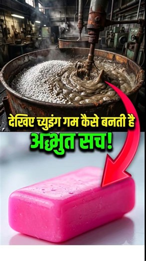 चुइंग गम असल में किससे बनती है? 😱 | Chewing Gum Factory Process! #shorts #viral