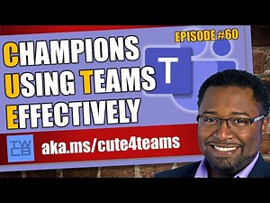 RTMP Streaming from Microsoft Teams - Champions Using Teams Effectively #60