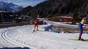 22K views · 561 reactions | A quick look at part of the tracks in Hochfilzen, just below the stadium, the shooting range entrance and up to the finish line. One loop will be used this weekend, 2.5K for all competitions. Minus 10C last night made the tracks quite hard; perfect skiing conditions now on a spectacular sunny morning! | Biathlonworld | Facebook