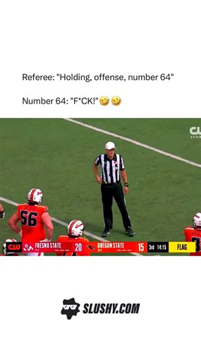 Football Content | Ref definitely wanted to laugh💀 @slushydotcom | Instagram
