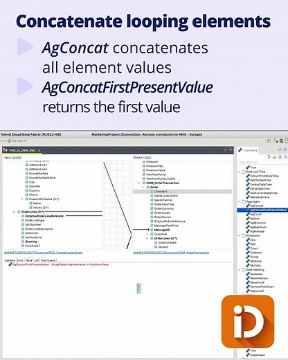 Talend Data Mapper tips: Mapping loops to non-loop elements is easy!