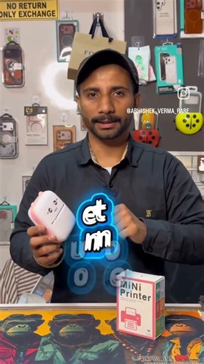 #unboxing portable mini printer and review #techies #tech