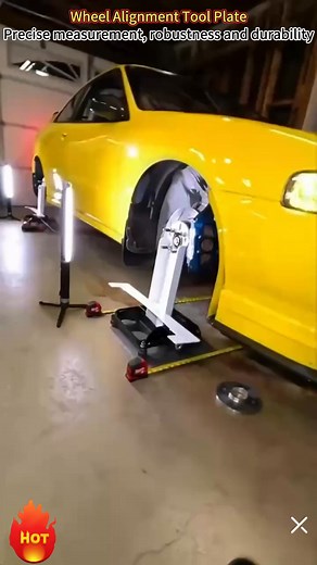 🛠️ 69% OFF NOW! 🔥 Anti-Slip Wheel Alignment Plate Stainless Steel with Laser-Etched Scale, Ensures Precise Parking & Prevents Damage 🚗 Laser-Etched Precision Scale – Clear visual guidance for accurate wheel positioning 📏 Stainless Steel Construction – Rust-proof and durable for long-term use 🔥 Anti-Slip Rubber Base – Stays firmly in place on smooth surfaces ✨ Universal Compatibility – Suitable for cars, SUVs, and small trucks 📦 Easy to Store – Lightweight and compact design for convenient 