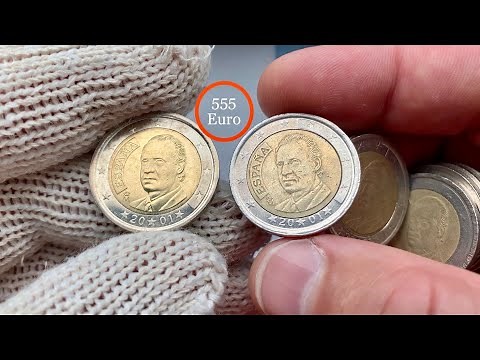 2 euro rare 2001 Spain ESPAÑA