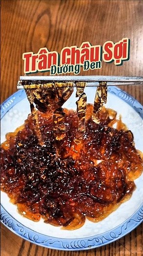 Cách làm trân châu sợi đường đen #QuynhBepThom#Cooking#CachLamTranChauSoiDuongDen