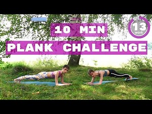 10 min PLANK CHALLENGE - outdoor WORKOUT