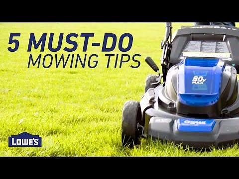 5 Must-Do Mowing Tips