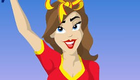 Cheerleader Dress Up Game