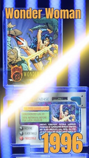 1996 Wonder Woman - Fleer DC Outburst Firepower #79 #promotional