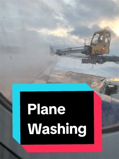 Surprise Plane Washing on the Tarmac