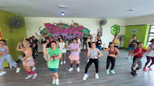 Transform your day in uno, dos, tres. 😍😍 Latin mode early morning with Zumba ladies. | Reggae Fitness Studio
