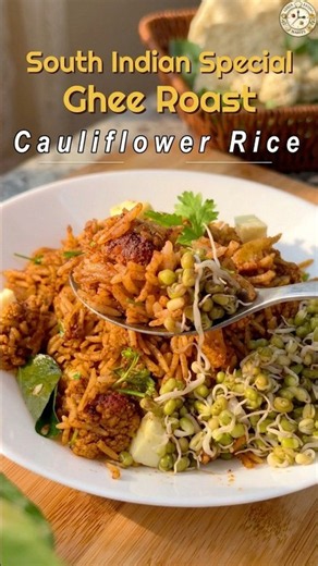 Cauliflower Never Tasted THIS Good! | South Indian Ghee Roast Cauliflower Rice