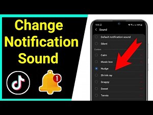 How to Change Notification Sound on TikTok | How do I change my TikTok notification sound?