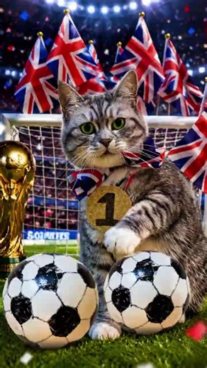 England Called Up A Cat 😂⚽ Goalie Cat in World Cup 2026