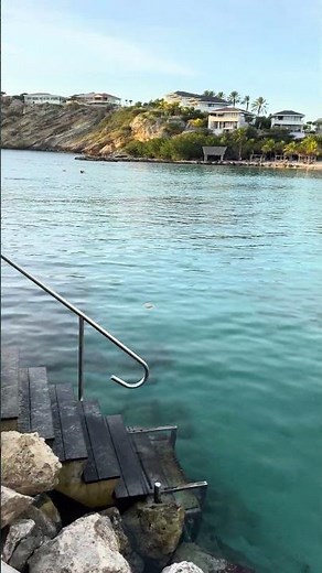 Blue bay Curacao white sand beach