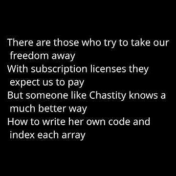 Chastity's Code Cookbook 720 square lyric video