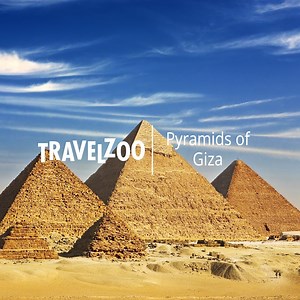8K views · 51 reactions | Experience one of the most iconic wonders of the world, The Pyramids of Giza! 朗  Drone Snap | Travelzoo | Facebook
