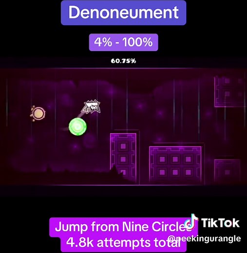 Jump from Nine Circles Completion in Geometry Dash