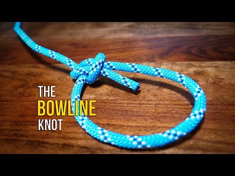 How to Tie the Bowline Knot in UNDER 60 SECONDS!! | How to Tie a Loop Knot