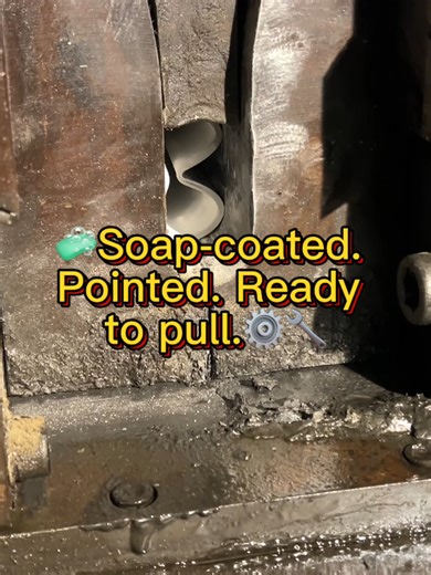 Watch as our operator takes freshly saponified tubes to the pointing machine. The goal? Compress the tip—make it smaller, smoother, and perfectly shaped for what comes next. This tiny end is the starting point for the entire drawing process. Without a perfect point, the pull can't begin. ✅ Precision at the tip. Strength throughout the tube. 💪✨ Because every great draw starts with a perfect point. 🎯 #TubePointing #ColdDrawing #Saponification #MetalPreparation #SteelTubes #DrawingProcess #Pointi