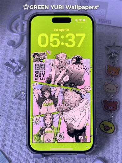 Green Yuri Peak: Get Mitsuki Koga 4K iPhone Wallpapers