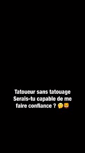 Tu fais confiance ? | Simon Michel Tattooer