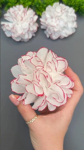 How to make Easy Tissue Paper Flowers DIY Paper Craft Tutorial #crafts #foryou #diy
