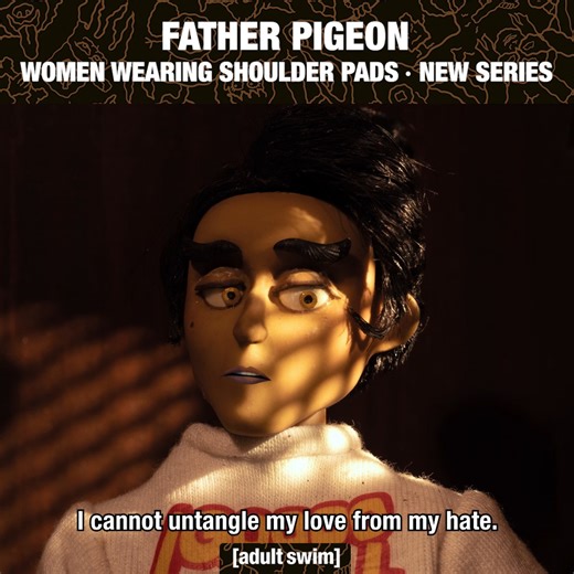 15K views · 119 reactions | Feeling seen and heard Women Wearing Shoulder Pads, the new stop-motion comedy series continues Mondays across Europe on HBO Max, on Warner TV Next (France) and Channel 4 (UK & Ireland) #adultswimeurope #womenwearingshoulderpads #pigeon | Adult Swim UK & Europe | Facebook