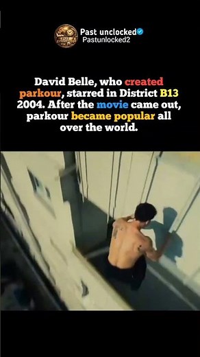The Movie That Made Parkour Famous Worldwide #parkour #behindthescenes
