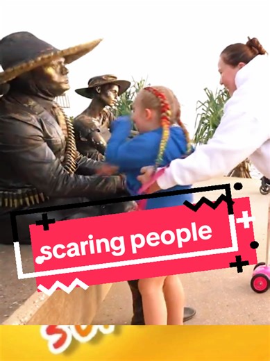 Living Statue Scare Prank: Watch People React