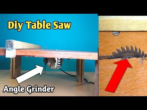 How to Make Table saw using Angle grinder |Diy table saw| Angle grinder hack |